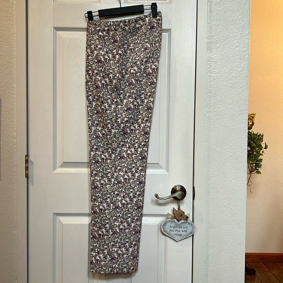 Polagram Pants - Floral print slacks.